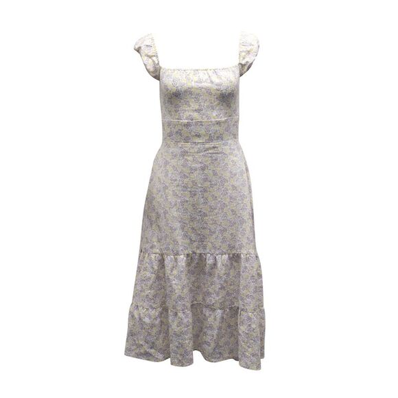 knee length dresses for ladies Toulouse Gingham Midi Dress